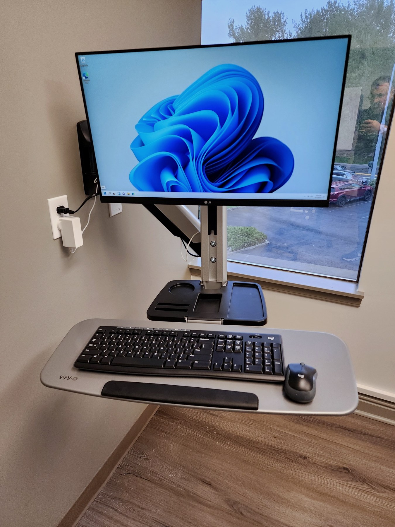 Front desk off the counter