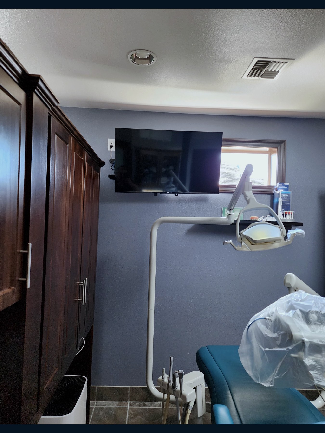TV in the operatory