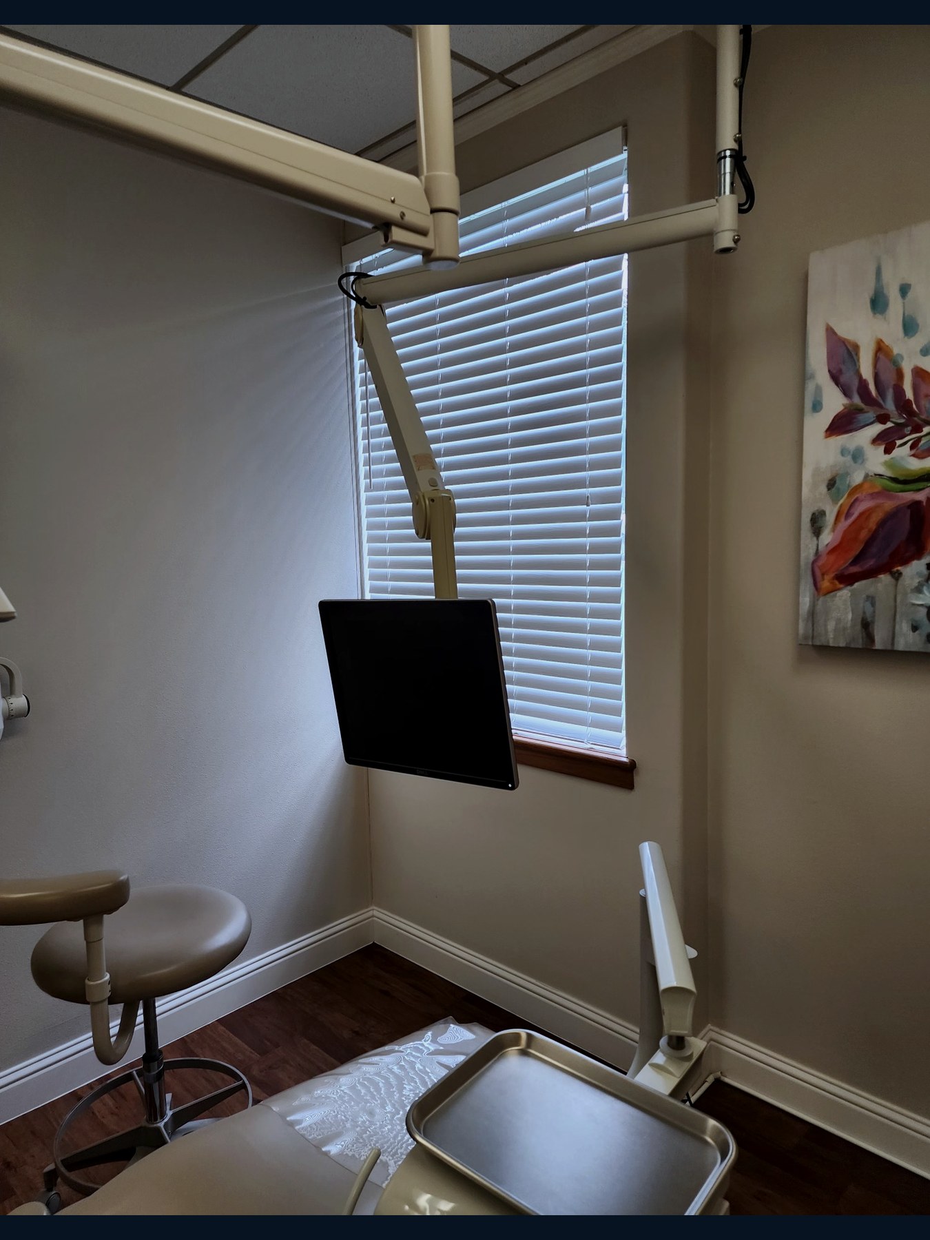Op-room monitor arm